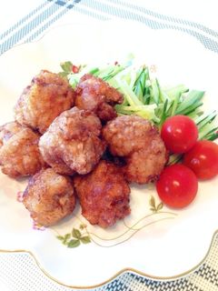 豚小間肉で豚唐揚げ☆-レシピのメイン写真