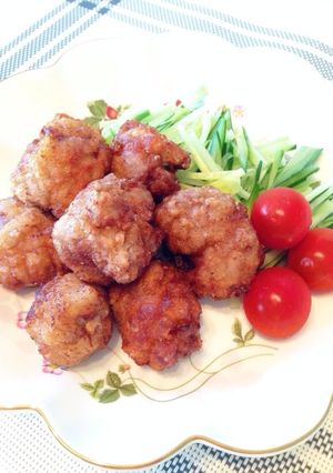 豚小間肉で豚唐揚げ☆-レシピのメイン写真