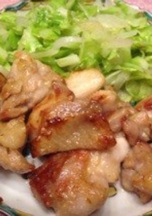 麺つゆで鶏のもも肉のソテー-レシピのメイン写真