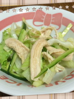 鶏胸肉のサッパリサラダ-レシピのメイン写真