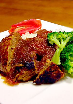 完食♪ 初夏のオニオンソースハンバーグ-レシピのメイン写真
