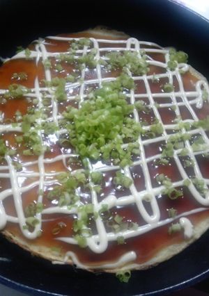 福岡の味！簡単ふわふわ山芋鉄板！-レシピのメイン写真