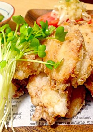 塩レモンde手羽中唐揚げ♪-レシピのメイン写真