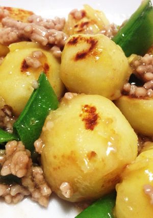 じゃが芋とスナップエンドウとろみあんかけ-レシピのメイン写真