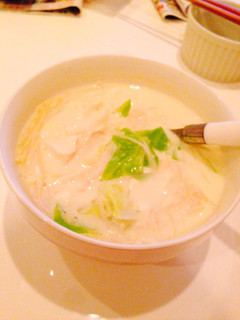 簡単ヘルシー♪お豆腐の豆乳スープ-レシピのメイン写真