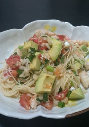 あっさりだけどスタミナたっぷり冷製パスタ-レシピのメイン写真