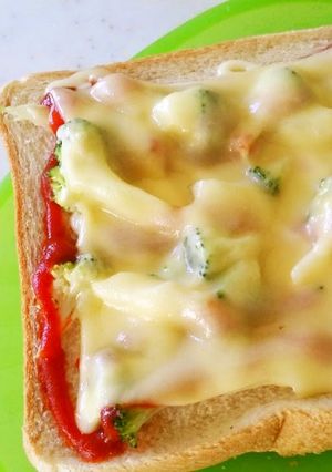 QBB大きいスライスチーズdeかくれんぼ-レシピのメイン写真