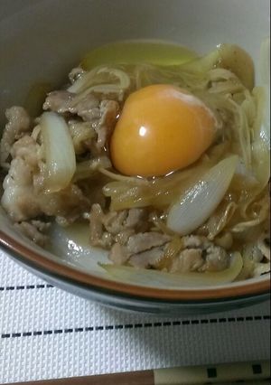角煮のお汁で肉うどん♪-レシピのメイン写真