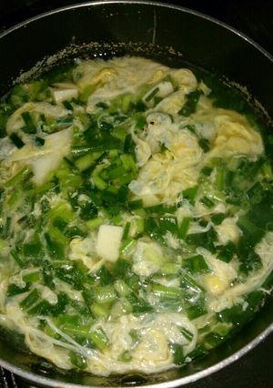 豆腐と青ネギの卵スープ (о'∀')-レシピのメイン写真