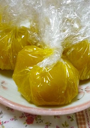 冷凍OK!弁当にも!カボチャの茶巾絞り-レシピのメイン写真
