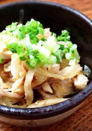 おつまみに！鶏皮のごまポン和え-レシピのメイン写真