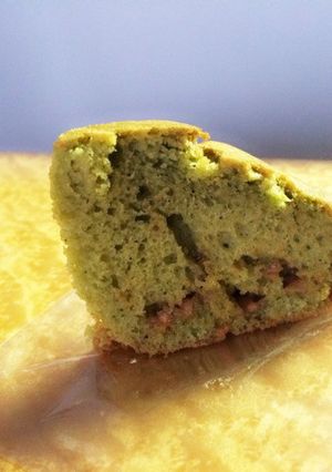 バター不使用☆抹茶とチョコチップのケーキ-レシピのメイン写真