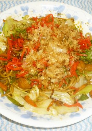 パパのホルモン焼きそば-レシピのメイン写真