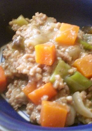 使い回せる★ミンチと野菜のカンタン丼-レシピのメイン写真