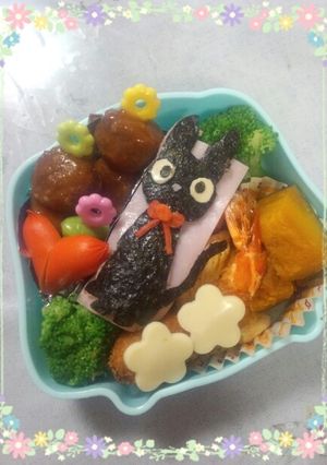 魔女の宅急便☆ジジ☆キャラ弁-レシピのメイン写真