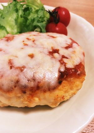 ピザ風〜ふわふわ豆腐ハンバーグ-レシピのメイン写真