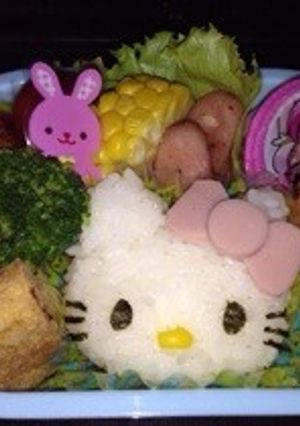 キティ♡キャラ弁♡-レシピのメイン写真
