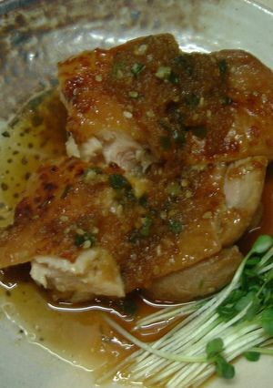 レモン風味のおろしダレ☆鶏の酢醤油焼き☆-レシピのメイン写真