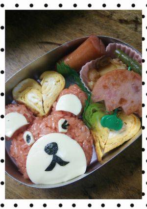 あ～め降～り♪く～まの～こ～♪★お弁当-レシピのメイン写真