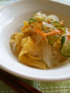 春雨の酢の物-レシピのメイン写真