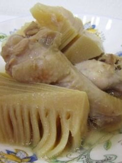 たけのこと鶏手羽元の煮物-レシピのメイン写真