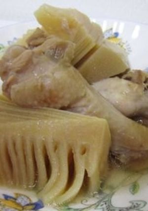 たけのこと鶏手羽元の煮物-レシピのメイン写真