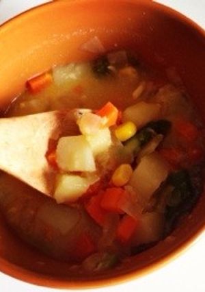 風邪の時にも！豆乳スープ-レシピのメイン写真
