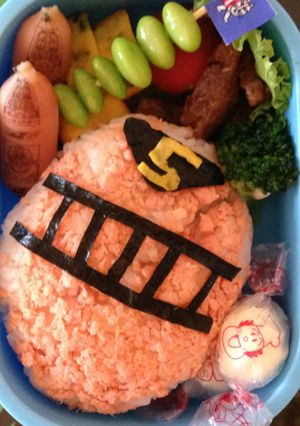 簡単美味しい！トッキュウジャーキャラ弁♪-レシピのメイン写真