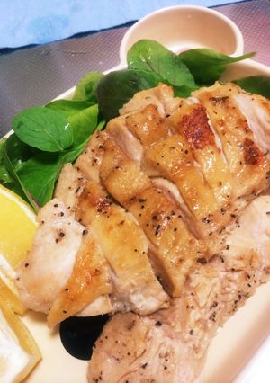 鶏ムネ肉のクレソル焼き-レシピのメイン写真