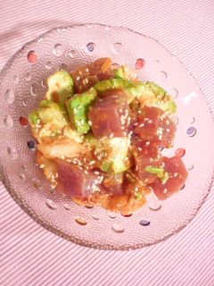 まぐろアボカドのキムチあえ☆-レシピのメイン写真