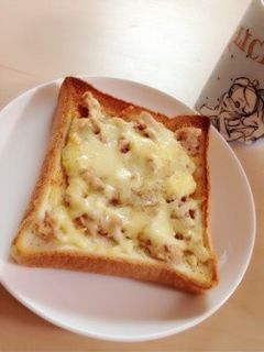 激ウマ!ツナマヨチーズトースト-レシピのメイン写真