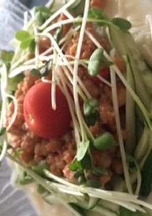 缶詰と豆乳の変わりそうめん-レシピのメイン写真