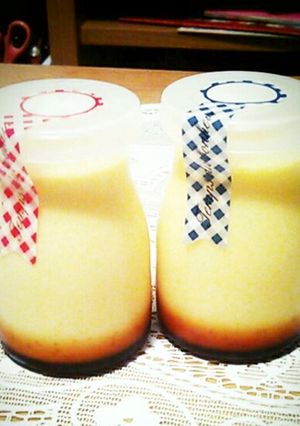 鍋でできる簡単!甘さ控えめ超濃厚プリン♡-レシピのメイン写真