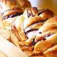【あん食パン】HB生地粒あん三つ編みパン