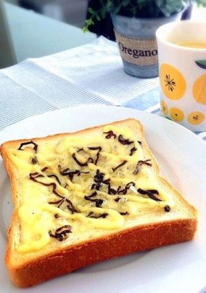 じゃこ塩昆布のチーズトースト-レシピのメイン写真