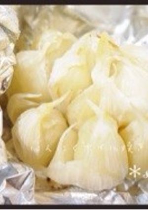 絶品!にんにくの丸ごとホイル焼き♥︎-レシピのメイン写真