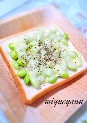 簡単♬枝豆チーズトースト-レシピのメイン写真