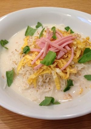【しじみでイイ感じ】つるりと豆乳そうめん-レシピのメイン写真