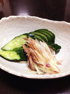 ミョウガときゅうりのぬか漬け-レシピのメイン写真