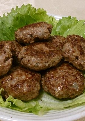 初挑戦　ミニハンバーグ 大根おろしソース-レシピのメイン写真
