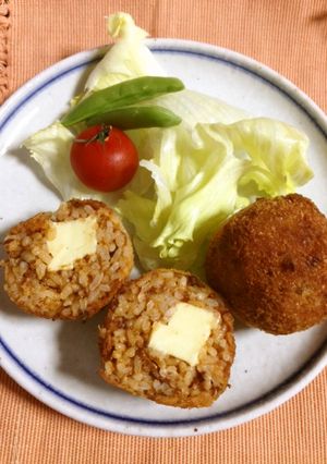 カレーハヤシ等の少し残りのライスコロッケ-レシピのメイン写真