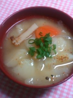 採れたて★じゃがと新玉のお味噌汁-レシピのメイン写真