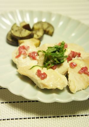 胸肉の梅マヨ焼き-レシピのメイン写真