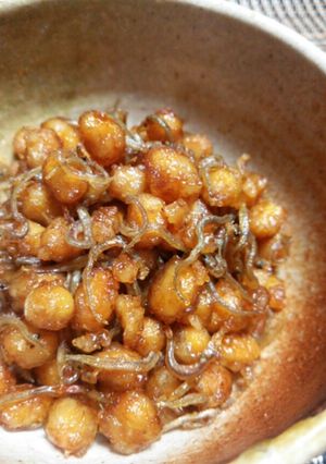 ハマる♡大豆と小魚の甘辛酢炒め♪-レシピのメイン写真