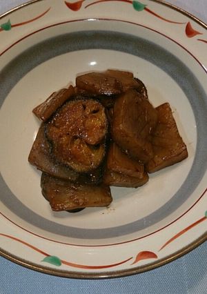 暑い夏にはこれ！なすと蒟蒻ピリ辛味噌味-レシピのメイン写真
