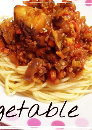 野菜たっぷり ミートスパゲッティ-レシピのメイン写真