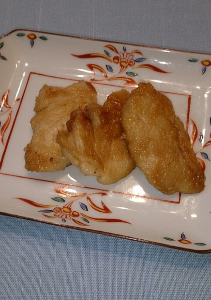 冷めても柔らかい鶏ささみの醤油焼き-レシピのメイン写真