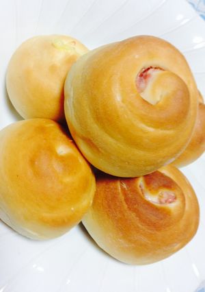 ベーコンチーズパン-レシピのメイン写真