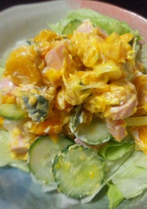 ☆カボチャと魚肉ソーセージのサラダ☆-レシピのメイン写真