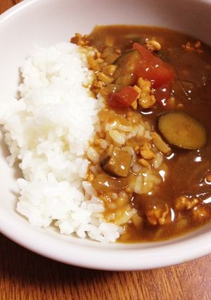 夏野菜ヘルシートマトカレー-レシピのメイン写真